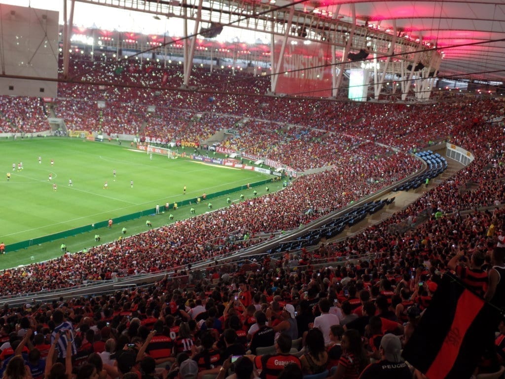 You'll feel the energy of the crowd! Maracanã Stadium during Flamengo and Fluminense match. Football at Maracanã