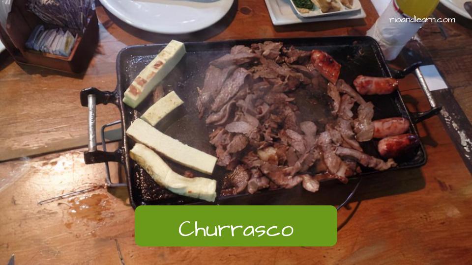 typical food in brazil: churrasco